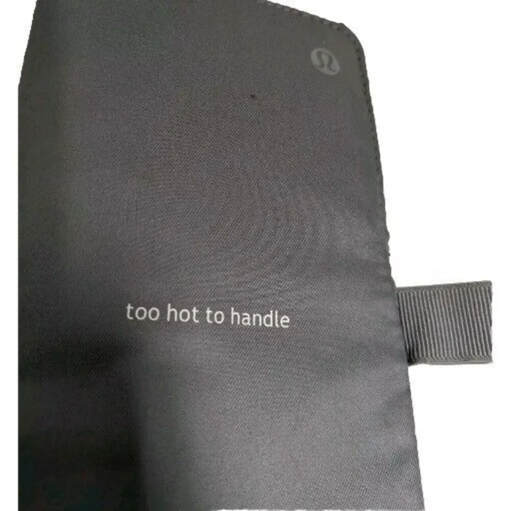 Lululemon Hair Straightener Pocket Too Hot To handle Gray Heat Resistant Travel